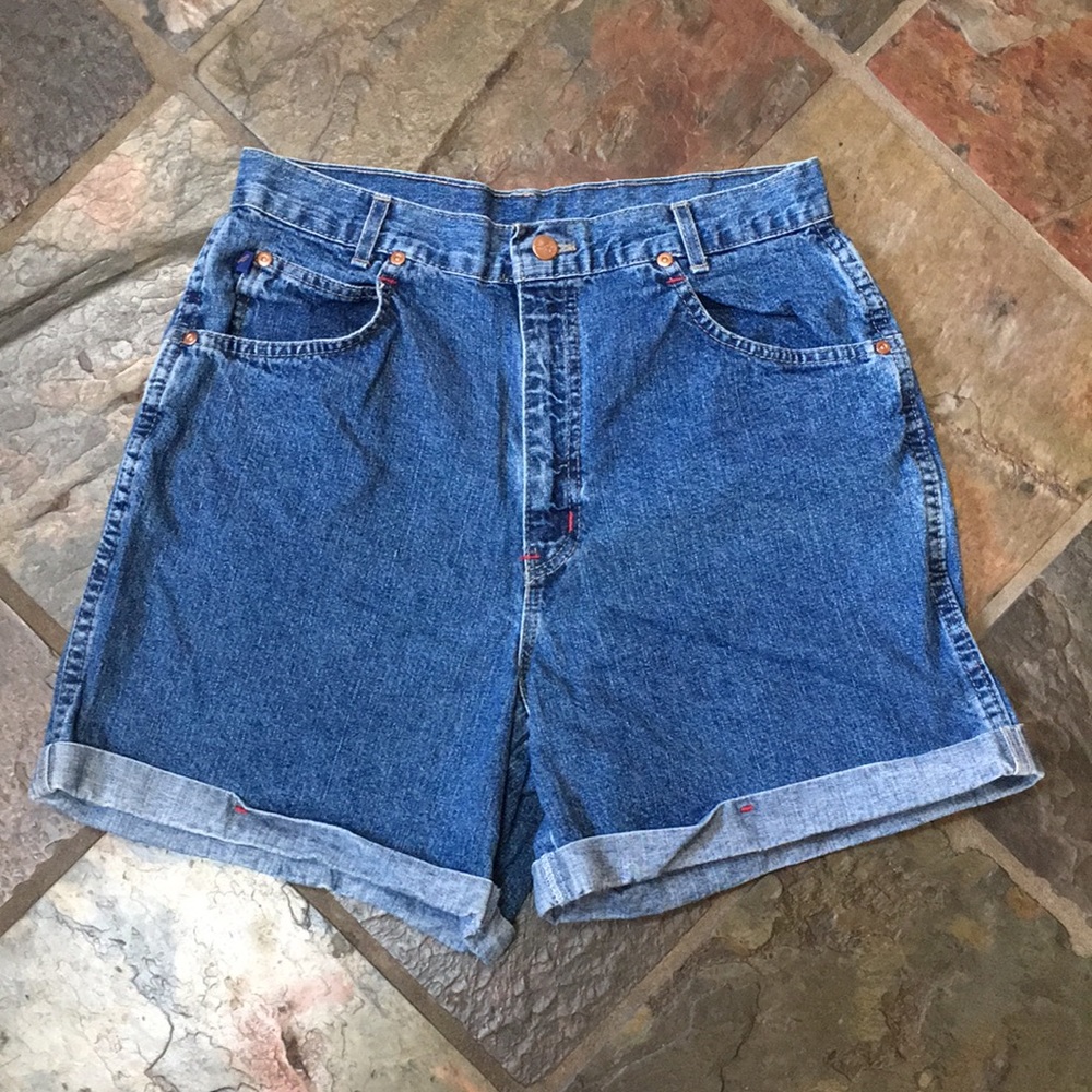 Vintage Chic High Waisted Jean Shorts